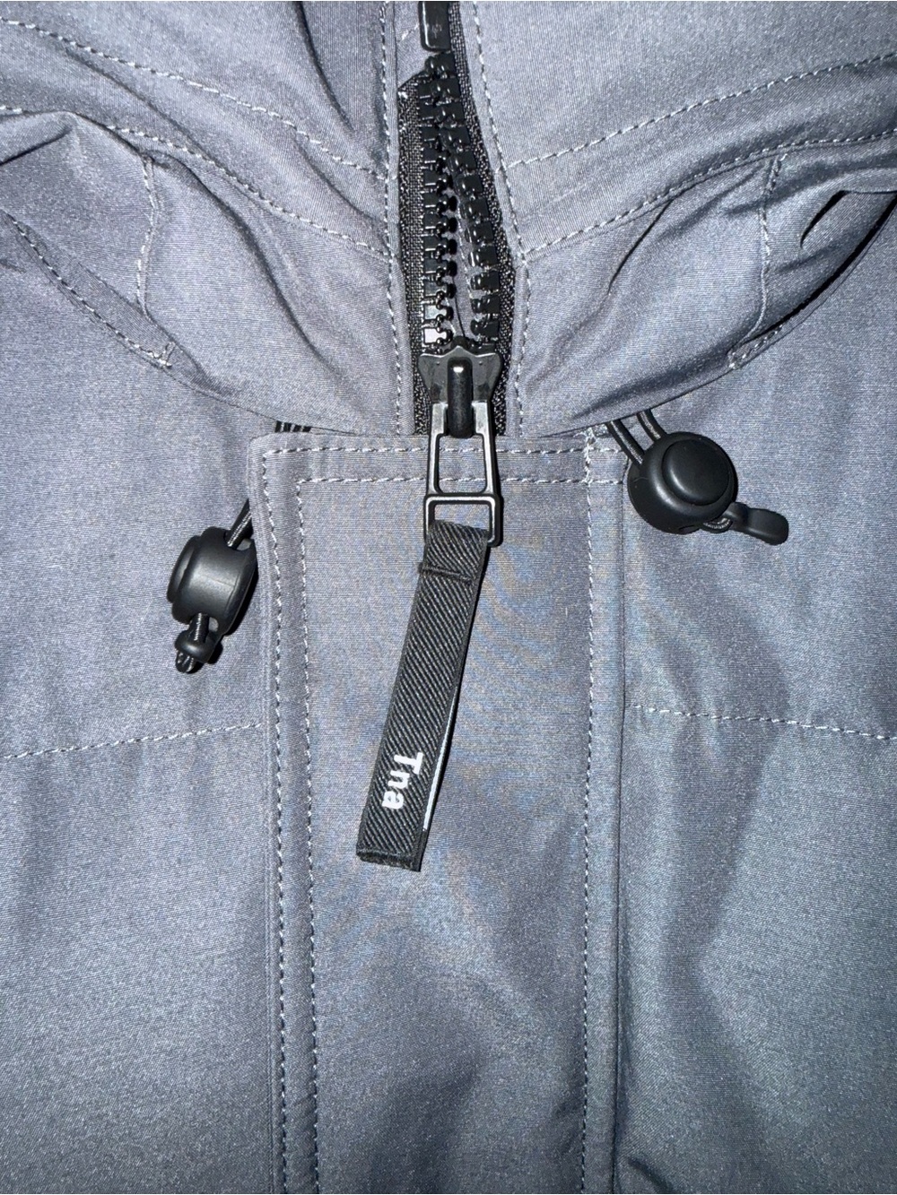 TNA ARITZIA The Powder Parka in Grey Womens Puffer Coat with Hood - Picture 5 of 7